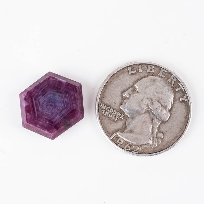 Trapiche Ruby 14.20 ct 15x15mm