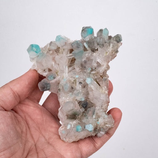 Ajoite in Quartz Cluster 301 g 102x88x37mm - InnerVision Crystals