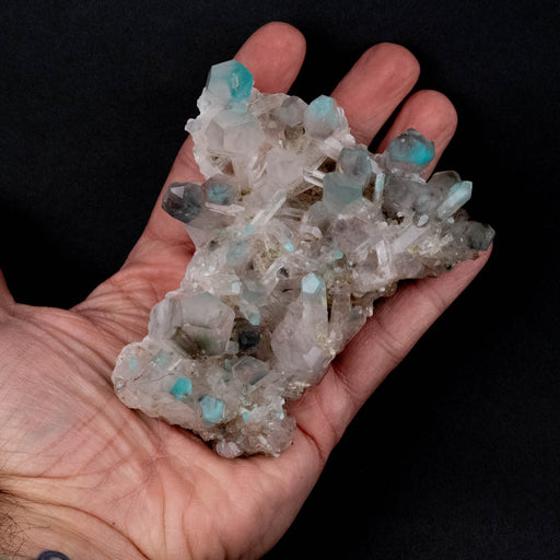 Ajoite in Quartz Cluster 301 g 102x88x37mm - InnerVision Crystals