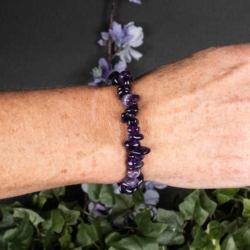 Amethyst Chip Bracelet - InnerVision Crystals