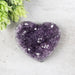 Amethyst Heart 155 g 71x64mm - InnerVision Crystals