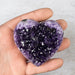 Amethyst Heart 168 g 72x69mm - InnerVision Crystals