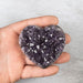 Amethyst Heart 171 g 70x68mm - InnerVision Crystals