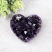 Amethyst Heart 200 g 68x63mm - InnerVision Crystals