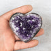 Amethyst Heart 211 g 75x68mm - InnerVision Crystals