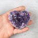 Amethyst Heart 240 g 80x71mm - InnerVision Crystals