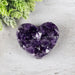 Amethyst Heart 256 g 71x59mm - InnerVision Crystals