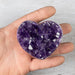 Amethyst Heart 261 g 72x62mm - InnerVision Crystals