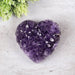 Amethyst Heart 292 g 80x77mm - InnerVision Crystals