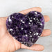 Amethyst Heart 306 g 98x91mm - InnerVision Crystals