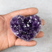 Amethyst Heart 321 g 80x70mm - InnerVision Crystals