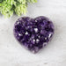 Amethyst Heart 403 g 84x76mm - InnerVision Crystals