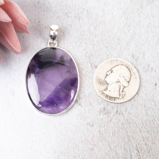 Amethyst Pendant 11.78 g 47x28mm - InnerVision Crystals