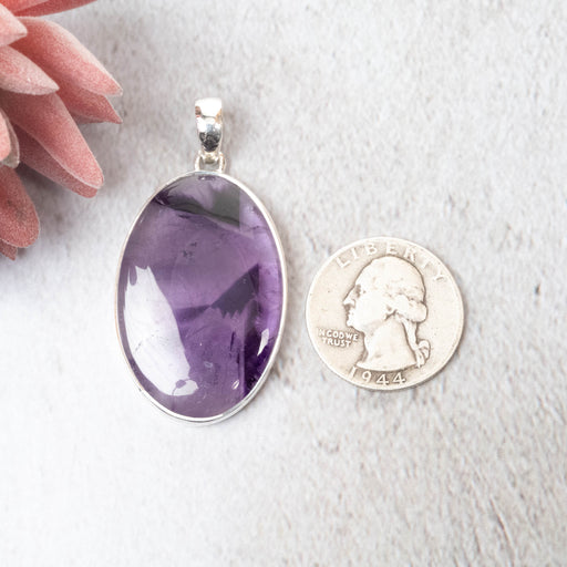 Amethyst Pendant 11.88 g 52x26mm - InnerVision Crystals