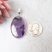 Amethyst Pendant 11.88 g 52x26mm - InnerVision Crystals