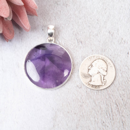 Amethyst Pendant 12.76 g 44x32mm - InnerVision Crystals