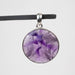 Amethyst Pendant 12.76 g 44x32mm - InnerVision Crystals