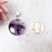 Amethyst Pendant 13.75 g 41x29mm - InnerVision Crystals