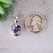 Amethyst Pendant 4.05 g 22x12mm - InnerVision Crystals