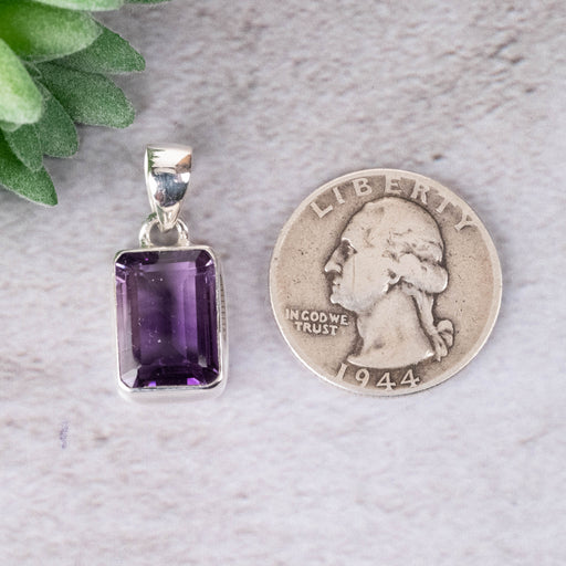 Amethyst Pendant 4.65 g 27x12mm - InnerVision Crystals