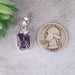 Amethyst Pendant 4.80 g 27x12mm - InnerVision Crystals