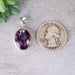 Amethyst Pendant 5.55 g 28x14mm - InnerVision Crystals