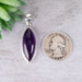 Amethyst Pendant 7.15 g 40x13mm - InnerVision Crystals