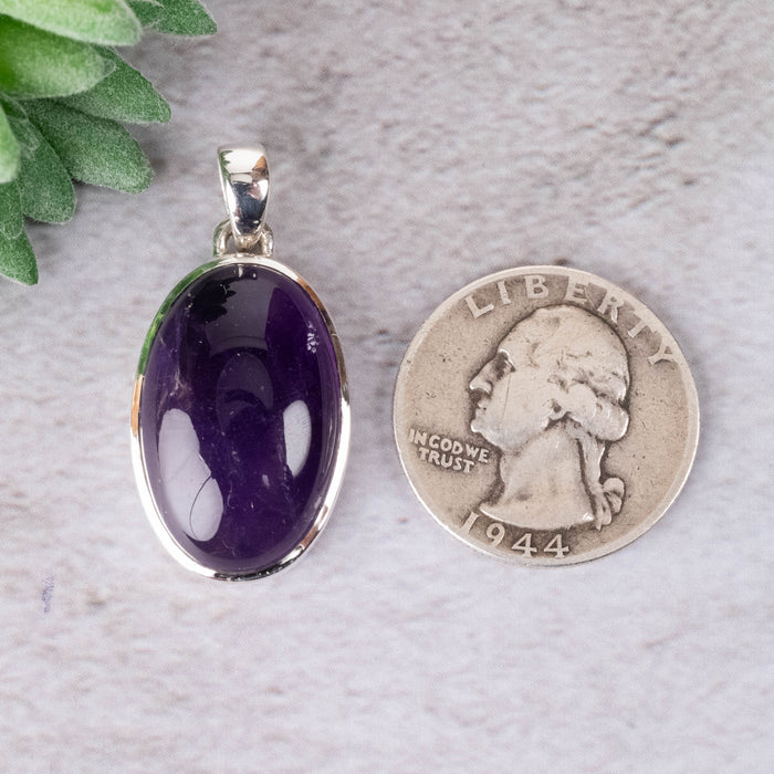 Amethyst Pendant 8.14 g 36x17mm - InnerVision Crystals