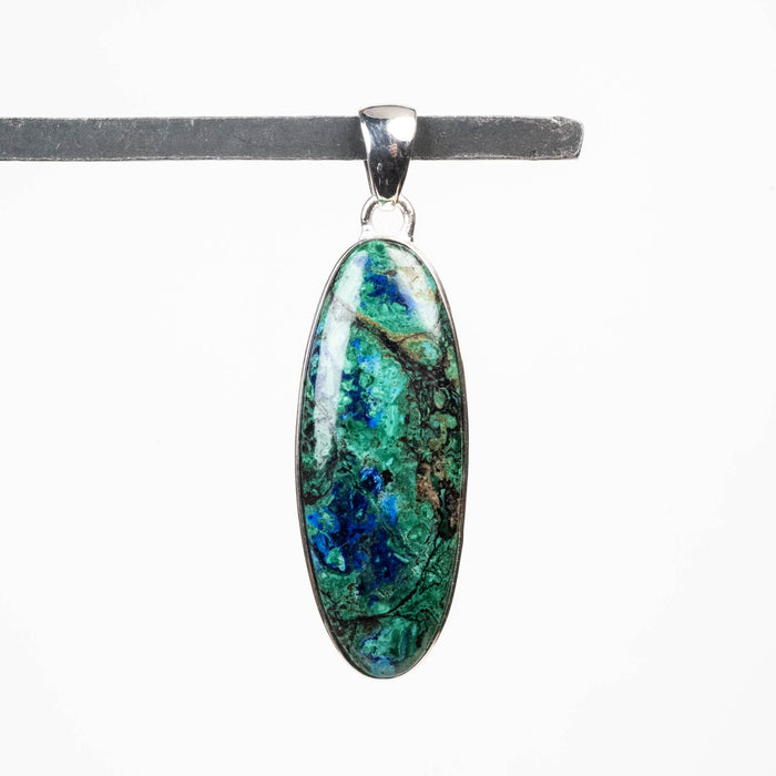 Azurite & Malachite Pendant 10.71 g 52x16mm - InnerVision Crystals