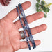 Blue Kyanite Bead Necklace .925 Adjustable - InnerVision Crystals