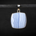 Blue Lace Agate Pendant 11.67 g 40x26mm - InnerVision Crystals