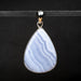 Blue Lace Agate Pendant 14.58 g 50x27mm - InnerVision Crystals