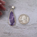 Charoite Pendant 7.18 g 46x16mm - InnerVision Crystals