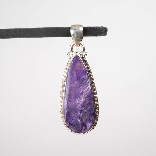 Charoite Pendant 7.18 g 46x16mm - InnerVision Crystals