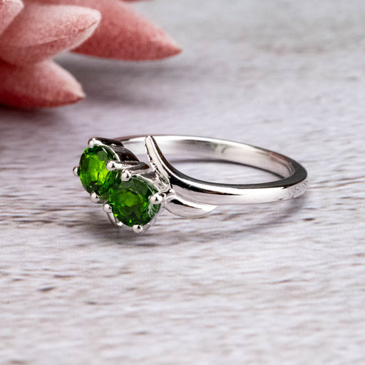 Chrome Diopside Ring 4.5mm - InnerVision Crystals