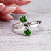 Chrome Diopside Ring 4.5mm - InnerVision Crystals