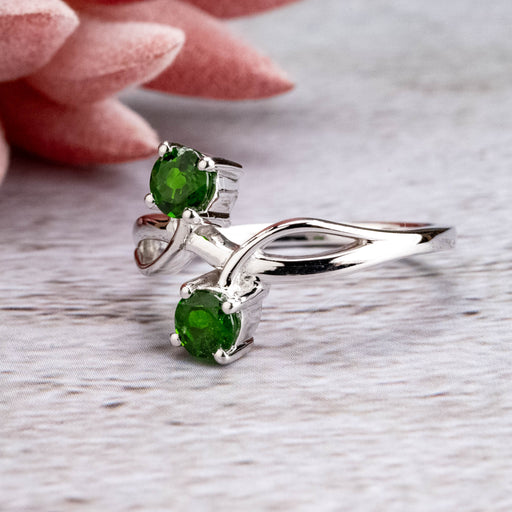 Chrome Diopside Ring 4.5mm - InnerVision Crystals