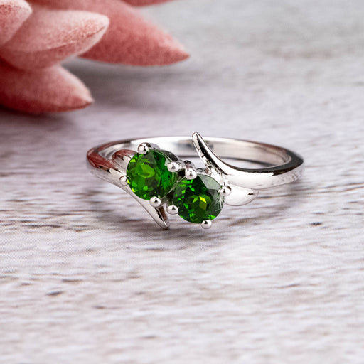 Chrome Diopside Ring 4.5mm - InnerVision Crystals