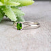 Chrome Diopside Ring 6x4mm Size 9 - InnerVision Crystals