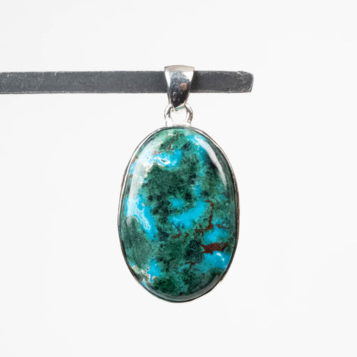 Chrysocolla & Malachite Pendant 10.16 g 43x23mm - InnerVision Crystals