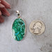 Chrysocolla & Malachite Pendant 13.36 g 50x22mm - InnerVision Crystals