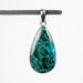 Chrysocolla & Malachite Pendant 15.85 g 54x23mm - InnerVision Crystals