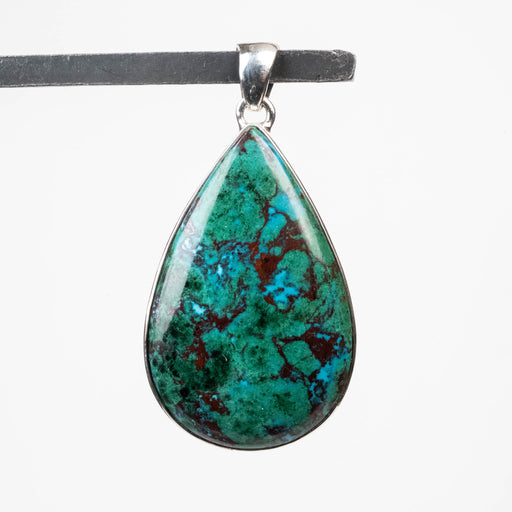 Chrysocolla & Malachite Pendant 16.13 g 51x26mm - InnerVision Crystals