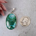 Chrysocolla & Malachite Pendant 17.11 g 50x25mm - InnerVision Crystals