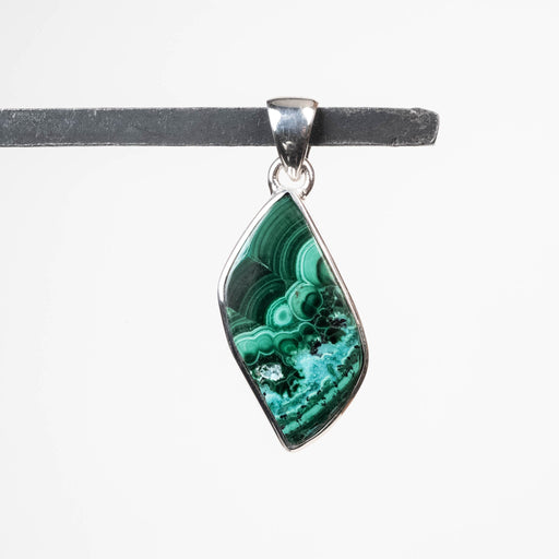 Chrysocolla & Malachite Pendant 6.42 g 37x15mm - InnerVision Crystals