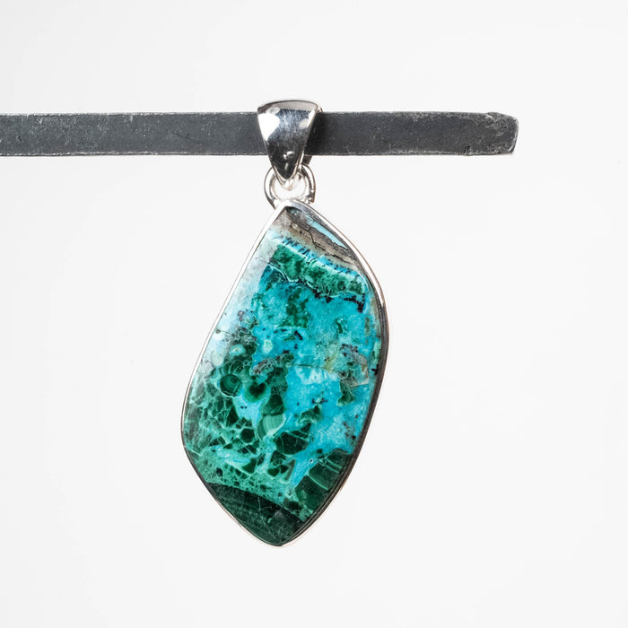 Chrysocolla & Malachite Pendant 8.21 g 45x17mm - InnerVision Crystals