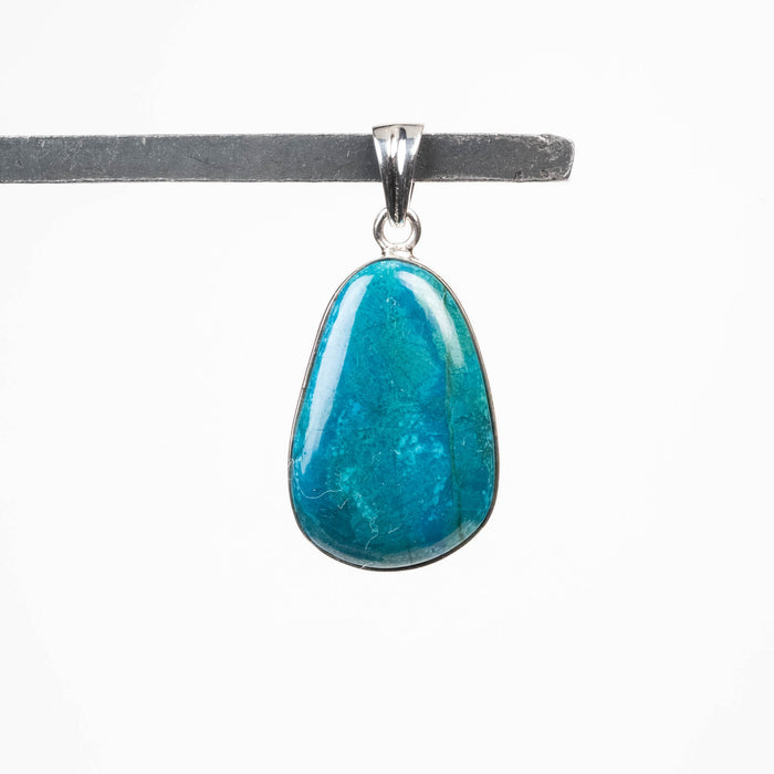 Chrysocolla Pendant 6.68 g 37x19mm - InnerVision Crystals