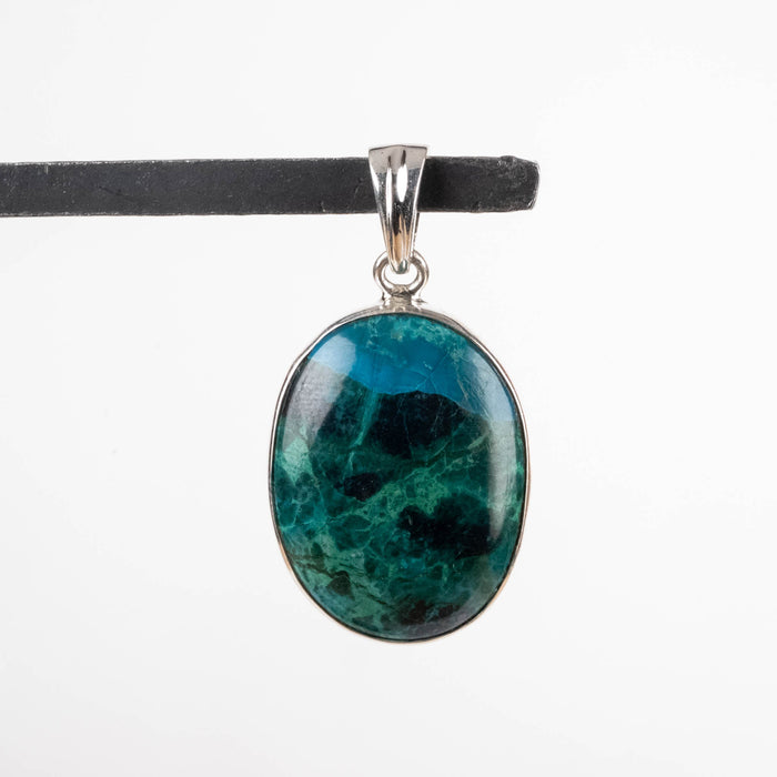 Chrysocolla Pendant 7.40 g 37x19mm - InnerVision Crystals