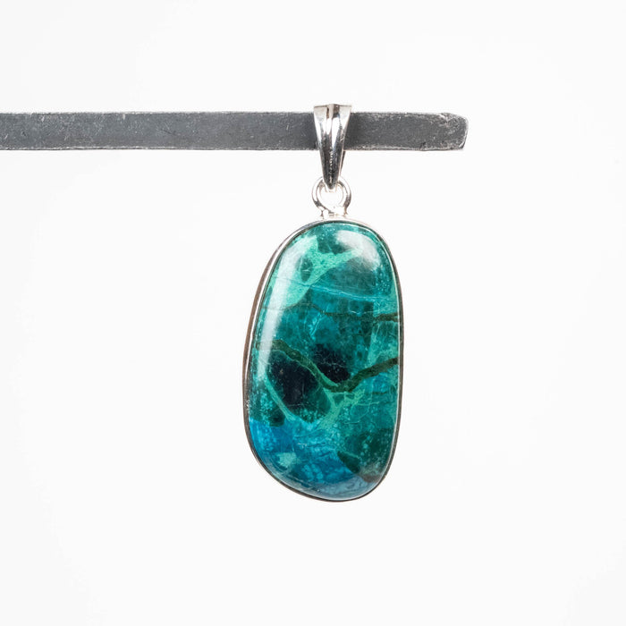 Chrysocolla Pendant 8.98 g 37x18mm - InnerVision Crystals