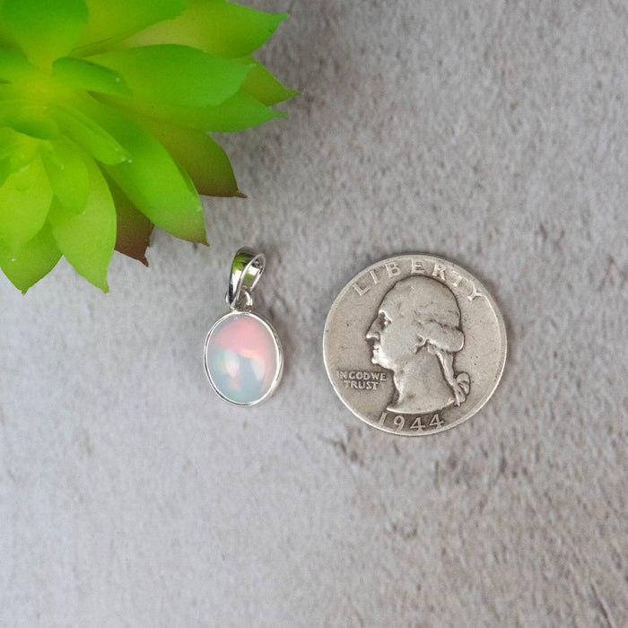 Ethiopian Opal Pendant 1.45 g 21x10mm - InnerVision Crystals